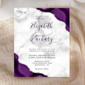 バジェットパープルシルバーゲート大理石結婚コーナー