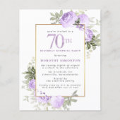 バジェットパープルバラ70th誕生日サプライズパーティー (正面)