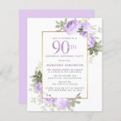 バジェットパープルバラ90th誕生日サプライズパーティー (正面/裏面)