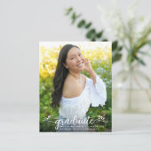 バジェットパープルフォト卒業スクリプト招待状 (スタンド正面)