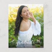 バジェットパープルフォト卒業スクリプト招待状 (正面)