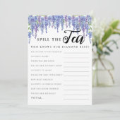 バジェットパープルフローラスピルティーゲーム 招待状 (スタンド正面)