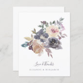 バジェットパープルフローラ水結婚色の色の感謝 (正面/裏面)