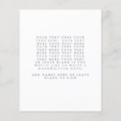 バジェットパープルフローラ水結婚色の色の感謝 (裏面)