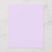 バジェットパープルフローラ90th誕生日招待状 (裏面)