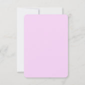 バジェットパープルワイルドフラワーズブリジガートンブライダルシャワー 招待状 (裏面)