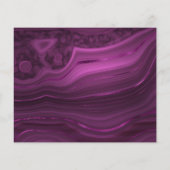 バジェットパープル大理石の葬儀サンキューカード写真 (裏面)