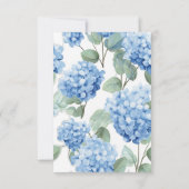 バジェットパープル花模様ブリジガートンブライダルシャワー 招待状 (裏面)