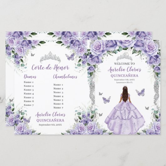 バジェットパープル薄紫フローラキンセアニェラ15プログラム (正面/裏面)