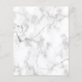 バジェットパープル金ゴールドゲート大理石結婚式の招待 (裏面)