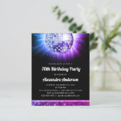 バジェットパープル70th誕生日パーティー70sディスコボール (スタンド正面)