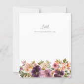 バジェットパープル&ピンク赤面結婚フローラ (裏面)