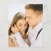 バジェットパープル&ホワイトオーキッド結婚フローラ (裏面)