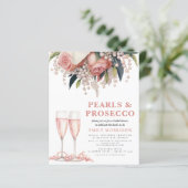 バジェットパール&プロセッコブライダルシャワー招待状 (スタンド正面)