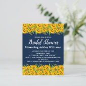 バジェットヒマワリブライダルシャワー招待状フローラ (スタンド正面)