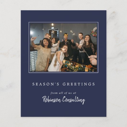 バジェットビジネスロゴクリスマスチームモダンの写真 (正面)