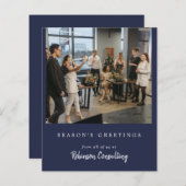 バジェットビジネスロゴクリスマスチームモダンの写真 (正面/裏面)