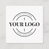 バジェットビジネスロゴ会社カスタムサンキューカード エンクロージャーカード (裏面)