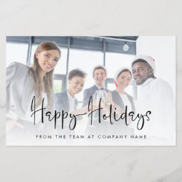バジェットビジネスロゴ写真ハッピーホリデーズカード
