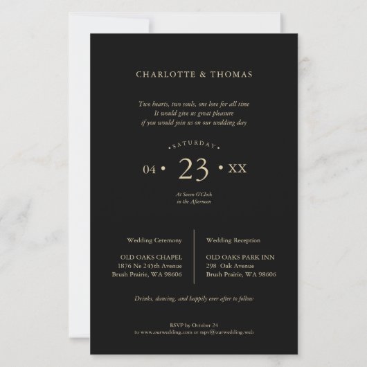 バジェットビーズゲスト引用文ブラックファンシーズ結婚 (裏面)