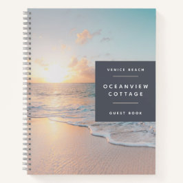 バジェットビーチハウスバケーションフォトゲストコメント ノートブック
