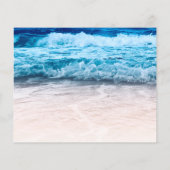 バジェットビーチフロントデスティネーションウェディング招待状 (裏面)