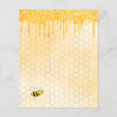 バジェットビーブライダルシャワー金ゴールドグリッターひまわり (裏面)