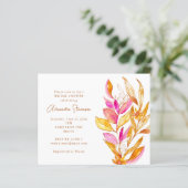 バジェットピンクイエローフローラブライダルシャワー (スタンド正面)