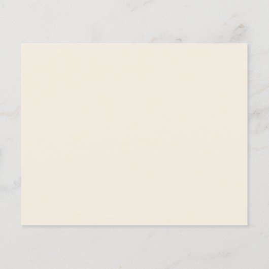 バジェットピンクウォーターカラーフローラカスタムウェディングメニュー (裏面)