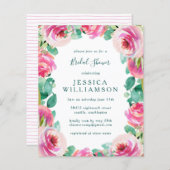 バジェットピンクガーデンバラフローラブライダルシャワー (正面/裏面)