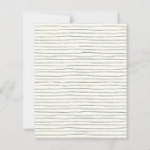 バジェットピンクガーデンフローラブライダルシャワー招待状 (裏面)