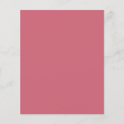 バジェットピンクガーデンフローラ70th誕生日招待状 チラシ (裏面)