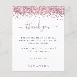 バジェットピンクグリッター写真ブライダルシャワーありがとう