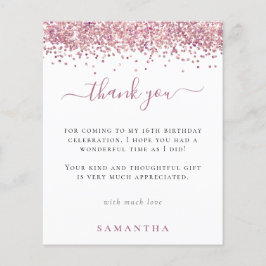 バジェットピンクグリッター写真甘い16ありがとう