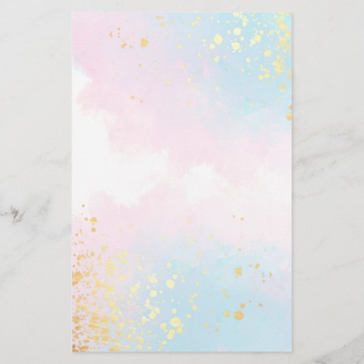 バジェットピンクティール（緑がかった色）水結婚色のメニュー (裏面)