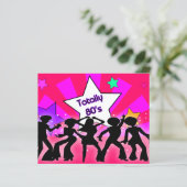 バジェットピンクトータル80のレトロパーティの招待状 (スタンド正面)