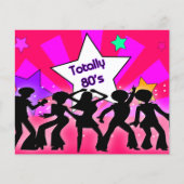 バジェットピンクトータル80のレトロパーティの招待状 (正面)