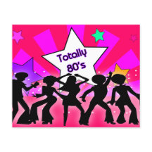 バジェットピンクトータル80のレトロパーティの招待状