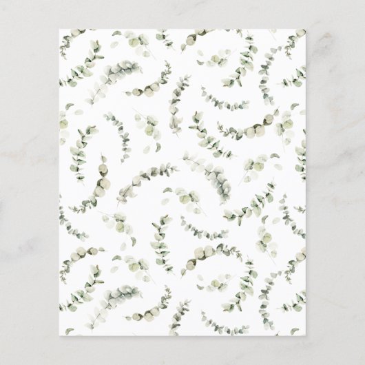 バジェットピンクパンプキンベビーシャワー招待状 (裏面)