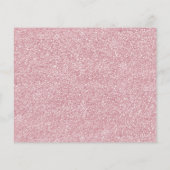 バジェットピンクフローラキンセアニェラフォト招待状 チラシ (裏面)