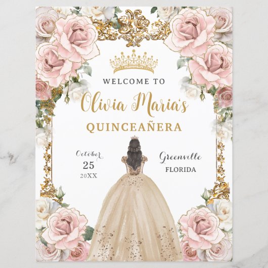 バジェットピンクフローラシャンパンガウンキンセアニラサイン (正面)