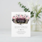 バジェットピンクフローラモダンガーリーブライダルシャワー (スタンド正面)