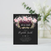 バジェットピンクフローラモダンガーリーブライダルシャワー (スタンド正面)