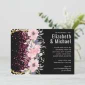 バジェットピンクフローラモダンガーリーブライダルシャワー (スタンド正面)