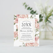 バジェットピンクフローラ卒業パーティー招待状 (スタンド正面)