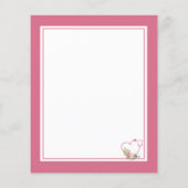 バジェットピンクフローラ聴診器ハートありがとう (裏面)