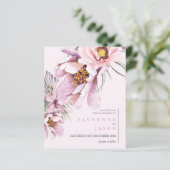 バジェットピンクフローラ開花結婚式日付を保存 (スタンド正面)