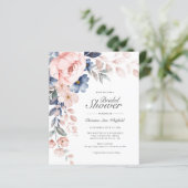 バジェットピンクブルーフローラブライダルシャワー (スタンド正面)