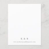 バジェットピンクボホ結婚フローラ チラシ (裏面)