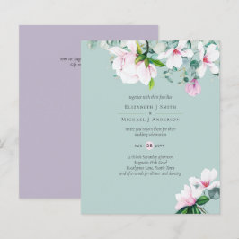 バジェットピンクマグノリアスユーカリプトゥスラベンダー結婚ズ